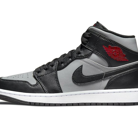 Men's Jordan 1 Mid Shadow Red - Picture 2 of 9